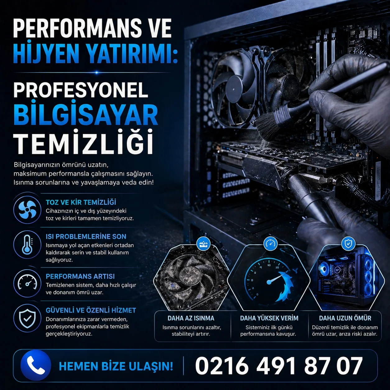 Performans ve Hijyen Yatırımı: Profesyonel Bilgisayar Temizliği
