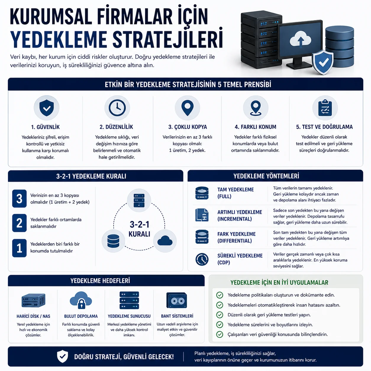 Kurumsal Firmalar İçin Yedekleme Stratejileri