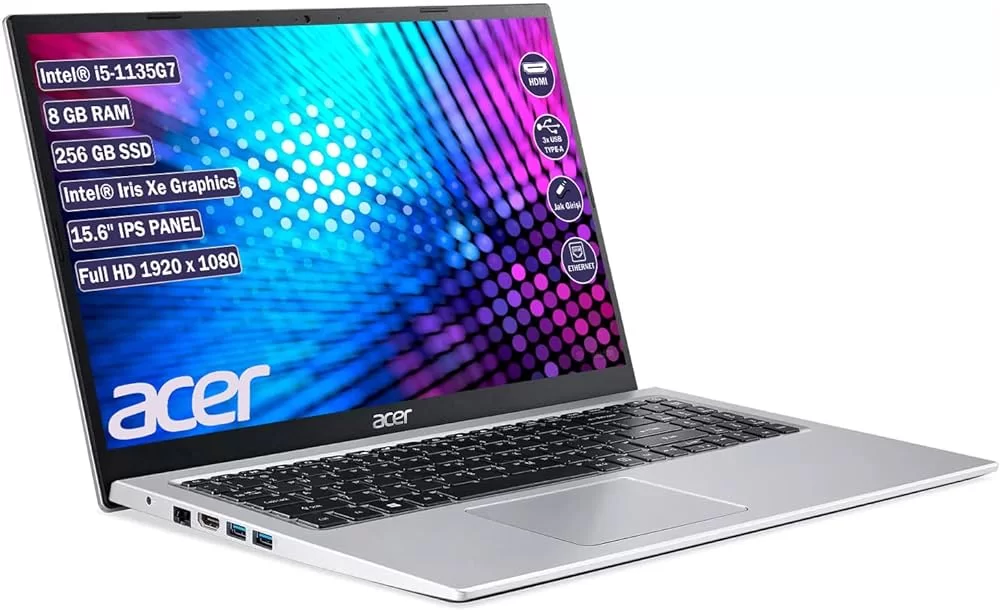 ACER Aspire3 Intel Core i5-1135G7 8GB 256GB SSD 15,6